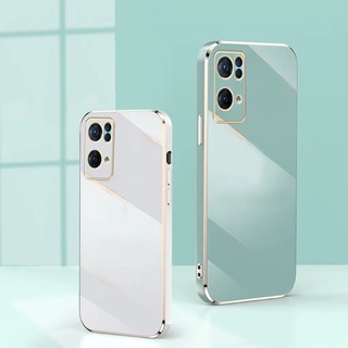 เคสโทรศัพท์เคลือบด้วยไฟฟ้า OPPO Reno 8T 8Z 7 7Z 6Z Pro Reno7 4G 5G 2023