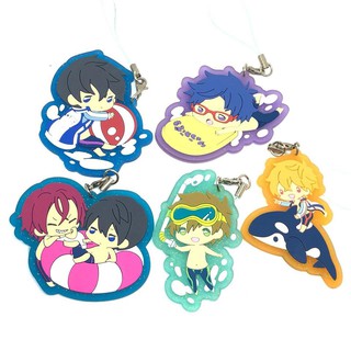 Free! Iwatobi Swim Club Rubber Strap พวงกุญแจแสตรป จาก Free! หนุ่มนักว่ายน้ำ งานลิขสิทธิ์ Taito แท้จากญี่ปุ่น