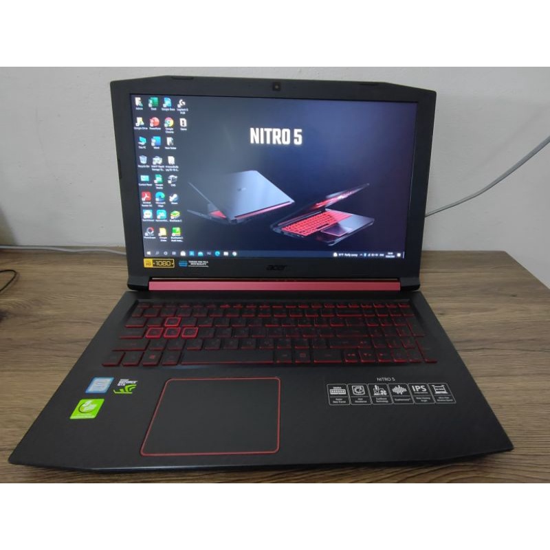 NoteBook Acer Nitro 5 I5 Gen8 GTX1050TI **มือสอง**