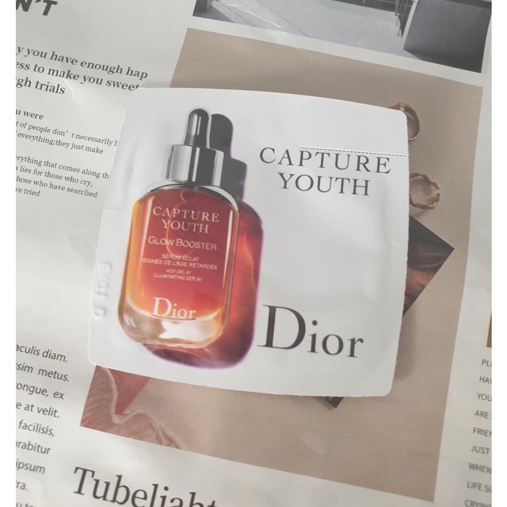 dior capture youth glow booster เทสเตอร์