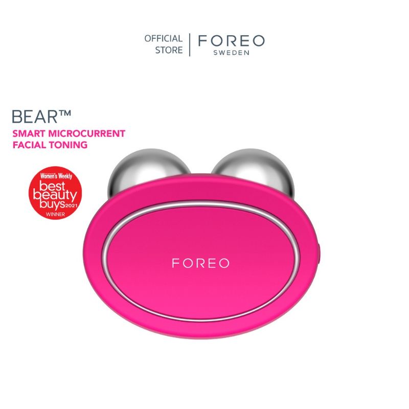 เครื่องยกกระชับใบหน้า Foreo Bear Fuchsia ของแท้100% รับประกัน