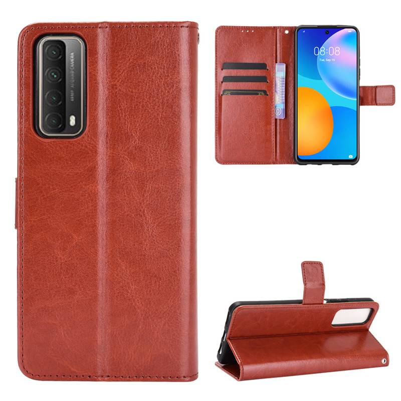 Flip Case Huawei Y7A Case Flip PU Leather Wallet Back Cover Huawei Y7 A Y7a HuaweiY7A Business Card 