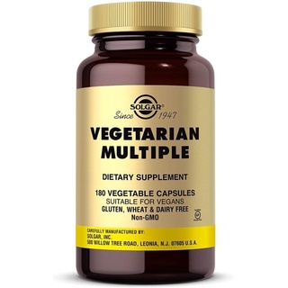 Solgar, Vegetarian Multiple, 180 Vegetable Capsules