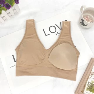 Sport Bra Anny w049 หลังตัวU แบบสวม ไร้โครง เนื้อผ้านุ่ม กระชับดี ใส่สบาย