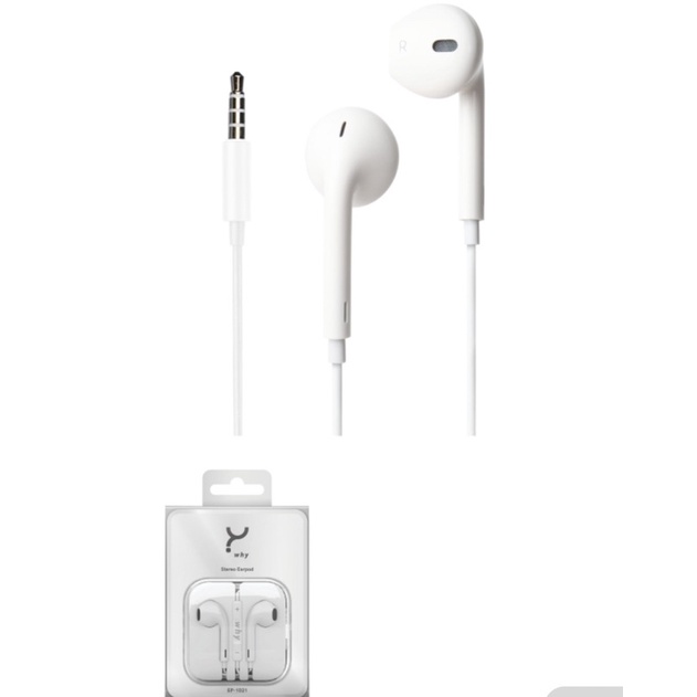 หูฟัง มีสาย AUX ยี่ห้อ Why