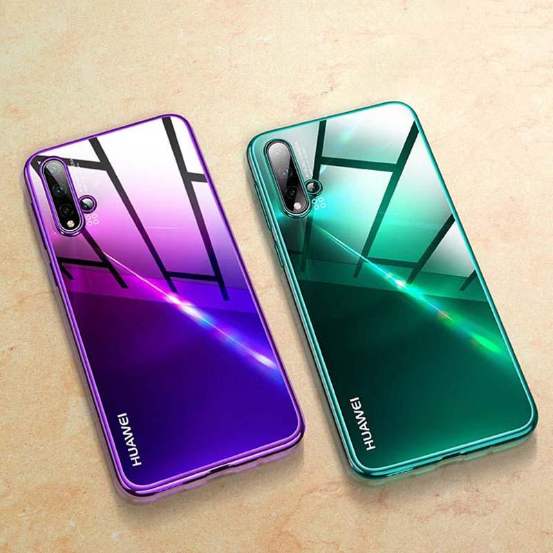 Huawei Nova 5T 7i 7 7Pro 7SE 4 4e 3 3i 3e 2i 5 5Pro 5i 6SE บางเฉียบ โปร่งใส ซิลิโคนอ่อนนุ่ม TPU ชัดเจน กันกระแทก เคสโทรศัพท์มือถือ