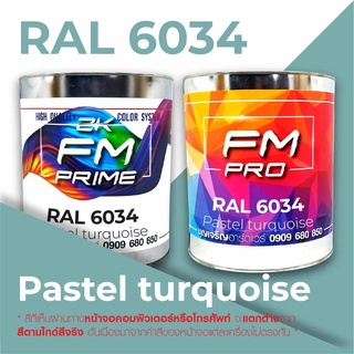 สี RAL6034 Pastel turquoise