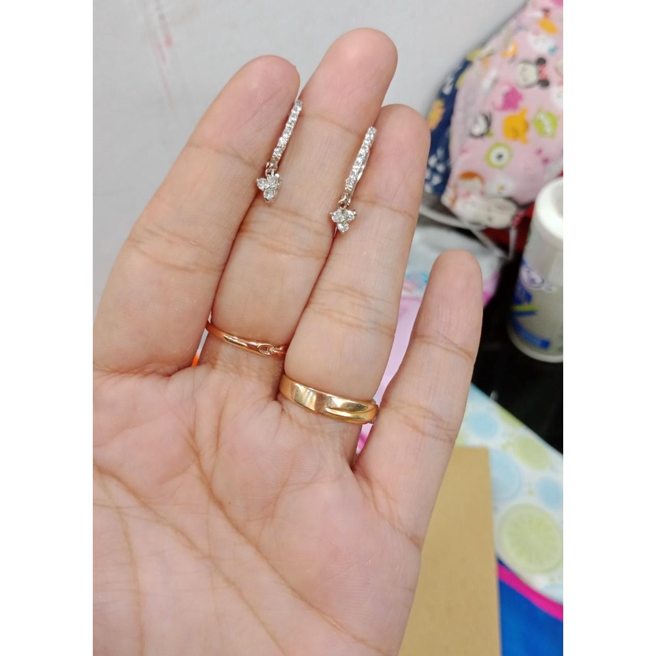 MP GNTNG EARRINGS ผู้หญิง CROSSED EARRINGS เงินแท้ 925