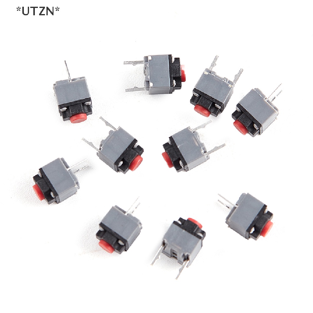 [[UTZN]] 10 ชิ้น Kailh Mute ปุ่ม 6*6*7.3 ปุ่มเมาส์ไร้สายเงียบ Micro [ร้อน
