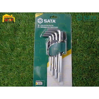 Sata ชุดกุญแจยาวหกเหลี่ยม 9 ชิ้น 09107A