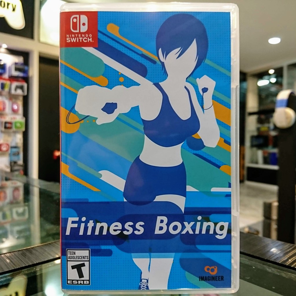 (ภาษาอังกฤษ) มือ2 Fitness Boxing แผ่นเกม Nintendo Switch ตลับเกม NSW มือสอง (เล่น2คนได้ เกมออกกำลังกาย เกมต่อยมวย Fit)
