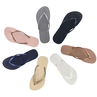 Havaianas  Collection รองเท้าแตะ รองเท้าแฟชั่น รองเท้าสำหรับผู้หญิง CR Slim Prep (790)