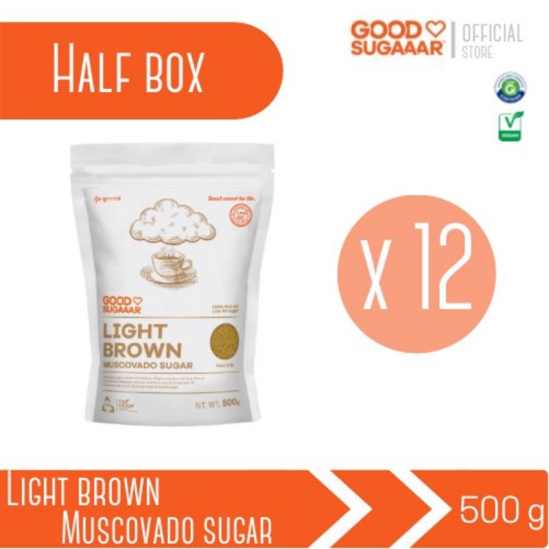ยกลัง!!  น้ำตาลทรายแดง มัสโควาโด Muscovado sugar แพ็คกล่องราคาพิเศษ !!