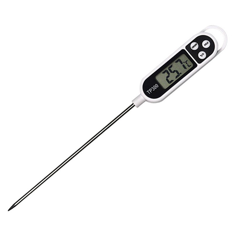 TP300 เครื่องวัดอุณหภูมิอาหารดิจิตอล Probe สําหรับห้องครัว BBQ เนื้อน้ํานมน้ํามันชาซุปเตาอบเครื่องมือวัดอุณหภูมิ