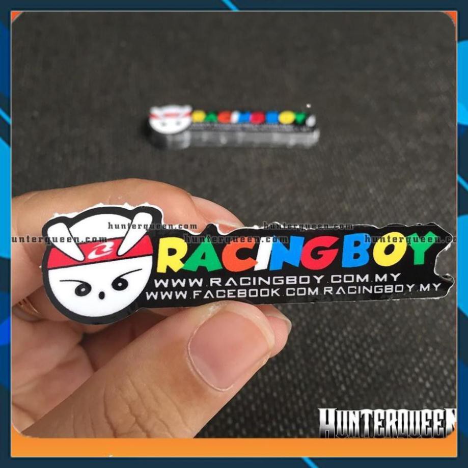 [ใหม่] ชุดฟิกเกอร์มินิ VN Racing Boy 2 ตัว [7.3x2cm]. รูปลอกโลโก้น่ารัก สติ๊กเกอร์พิมพ์ลายตามความต้อ