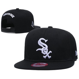 Mlb หมวกแก๊ป ผ้าฝ้าย ลายทีมชิคาโก White Sox Forida Marlins Colorado Rockies New York Yankees ปรับได้