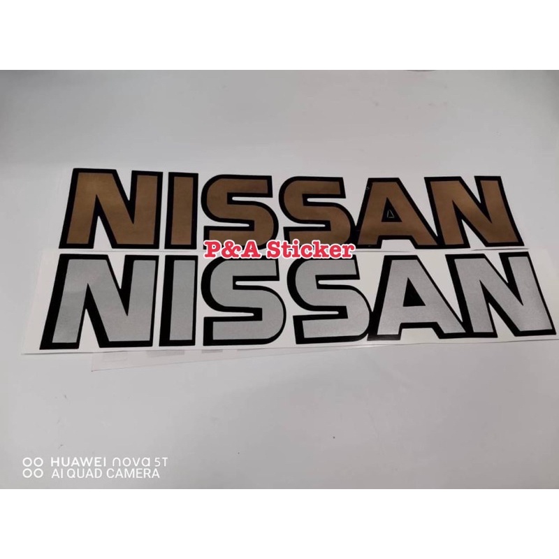 สติ๊กเกอร์ดั้งเดิม NISSAN BIG-M สำหรับติดท้ายรถ NISSAN ปี1999-2001 - รูปที่ 4