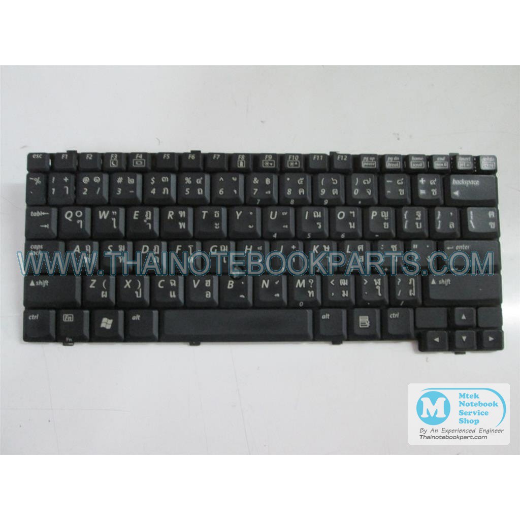 คีย์บอร์ดโน้ตบุ๊ค HP Compaq nc4000 - 332940-281, 325530-281 Notebook Keyboard (สีดำ, มือสอง, แป้นพิม