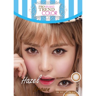 Protrend Color คอนแทคเลนส์ รุ่น Hazel Brown