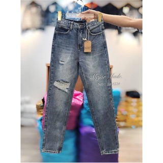 High-waist boyfriend jeans No.JH1623#