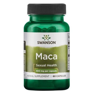 Swanson Maca 500 mg [ 60 เม็ด ] maca puritan , maca now