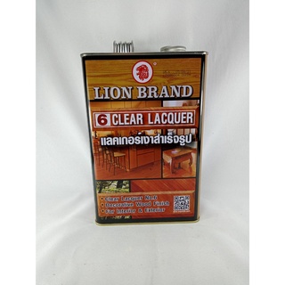 Lion Brand แลคเกอร์เงาสำเร็จรูป เบอร์6 ปริมาตรสุทธิ3ลิตร 0816710247@thaithaitonwa