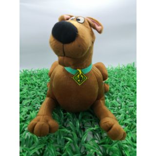 ⚡พร้อมส่ง​⚡​ตุ๊กตาน้องหมา Scooby-doo สคูบี้ดู​ ท่าหมอบ งานป้าย