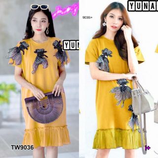 TW9036

Dress เดรสผ้ายืด ชายระบาย