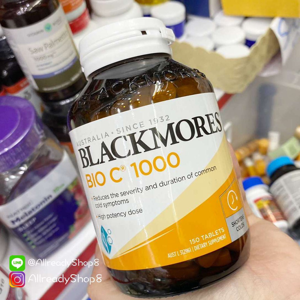 ส ตรใหม Blackmores Bio C 1000 Mg 150 Tablets Exp 04 23 M ราคาท ด ท ส ด