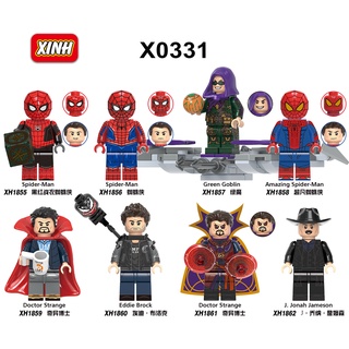 X0331 XH1861 ฟิกเกอร์ Doctor Strange Spiderman ขนาดเล็ก ของเล่นสําหรับเด็ก ของขวัญวันเกิด