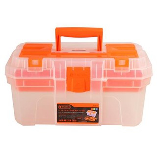 กล่องเครื่องมือช่าง กล่องเครื่องมือ TACTIX 16 นิ้ว สีใส Tool Boxes Tool Bags