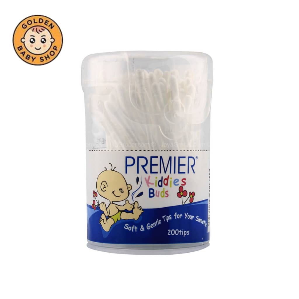 Premier Kiddies Buds Cotton Buds / Kapas Putih Buds Premier Kiddies (200tips)