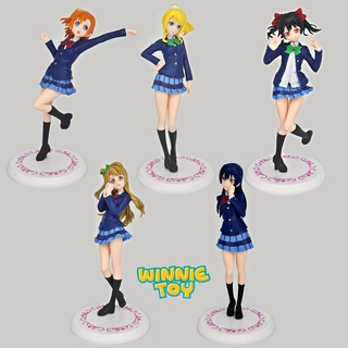 ฟิกเกอร์ โมเดล  figure model love live school idol เลิฟ ไลฟ์ 5 แบบ