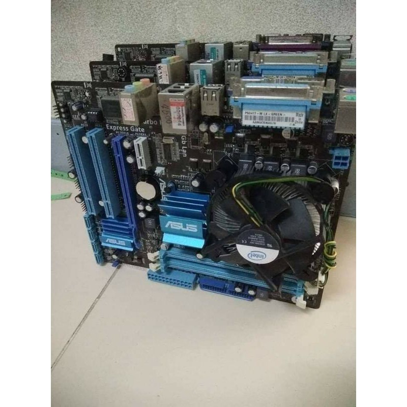 Asus p5g41t-m lx พร้อม CPU พัดลม