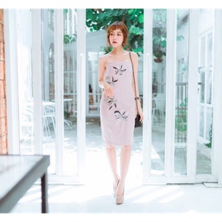 เดรสงานป้าย white garden sz.s