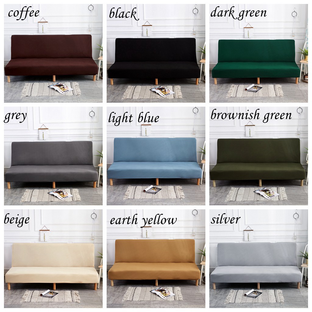 Pure Color Sofa Cover Sofabed, How To Cover A Sofa Bed