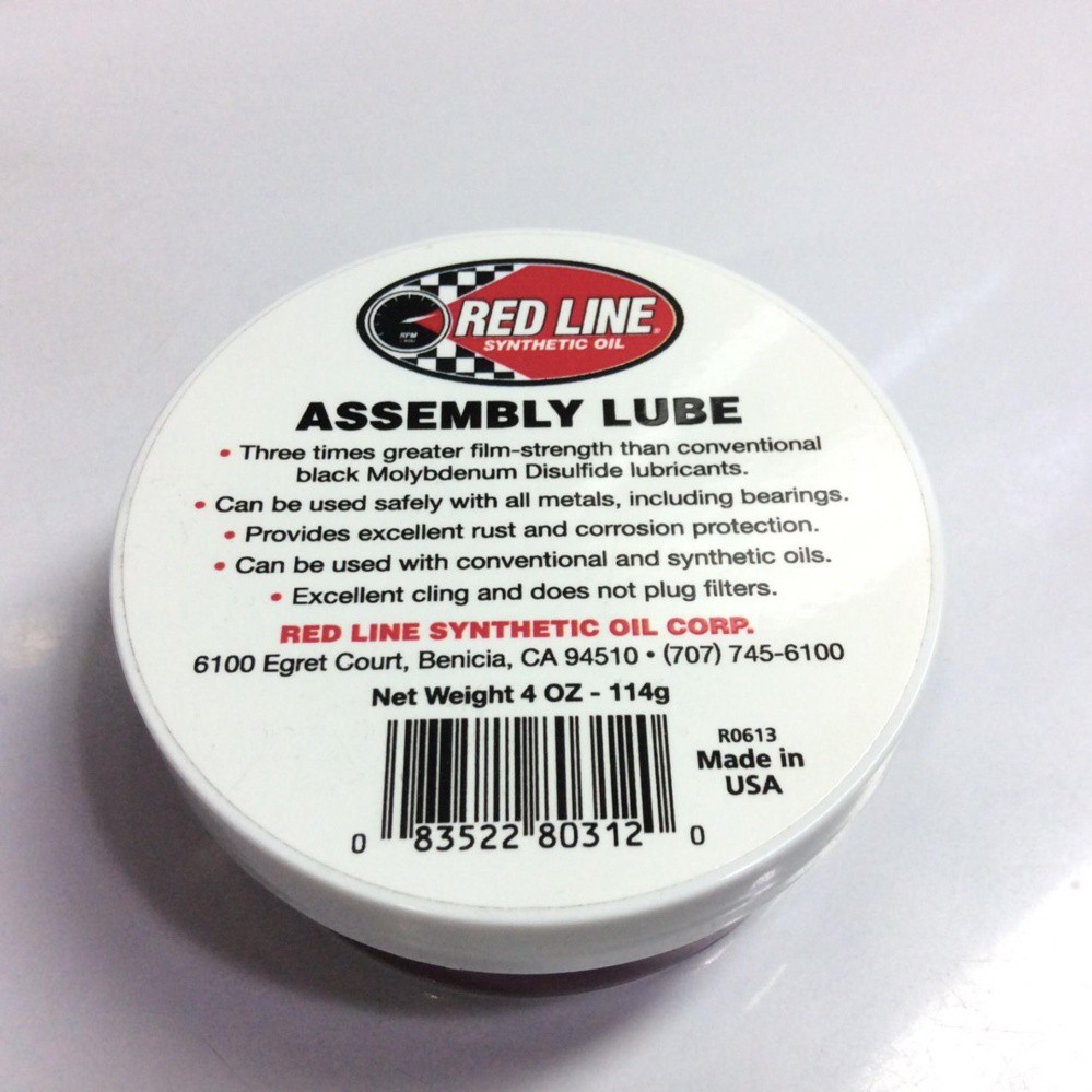 จาระบีสำหรับงานประกอบเครื่อง ยี่ห้อ Redline Racing Grade Red Line Assembly Lube 4oz(114 g)Redline by