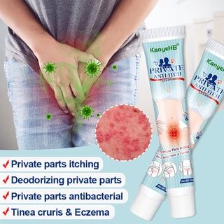 Private Parts Feminine care Deodorant Antibacterial delay Cream Ointment Treatment โรคสะเก็ดเงิน Eczema TH102