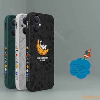 เคส OPPO Reno 8z 5G Reno 7Z เคส OPPO Reno 7 เคส Reno 7 4G Reno 6 7pro 5 4 3 A91 Reno 2 Reno 2F Reno โทรศัพท์มือถือ ลายนักบินอวกาศ สําหรับ oppo Reno 7Z TKR