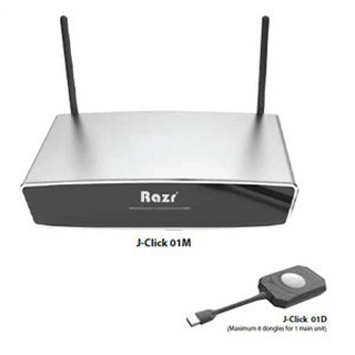 Wireless Presentation Razr J-Click-01M Plus อุปกรณ์ส่งสัญญาณภาพและเสียงไร้สาย