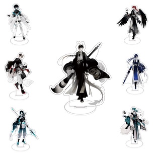 โมเดลอะคริลิค รูปเกม Genshin Impact Kamisato Ayato Itto Gorou Xiao สําหรับตกแต่งโต๊ะ