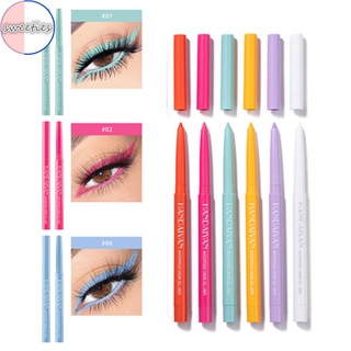 [sweet] woman fashion retro waterproof long-lasting Not-smudge Pearlescent Eyeliner Gel Pen Rotatable Makeup tools