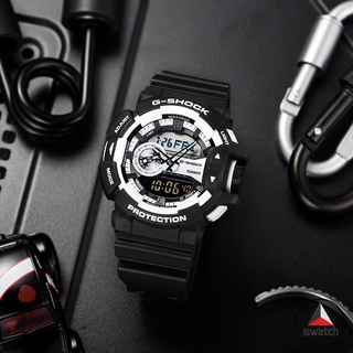 【พร้อมส่ง】Casio G-shock GA-400-1A นาฬิกาข้อมือดิจิทัล อะนาล็อก สายเรซิ่น สีดํา สําหรับผู้ชาย