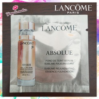 รองพื้น ลังโคม Lancome Absolue Foundation Sublime Rejuvenating Essence Foundation 1ml. ขนาดทดลอง แท้ พร้อมส่ง