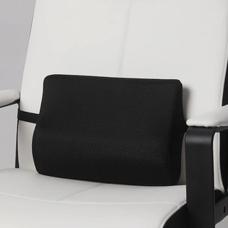 หมอน หมอนอิงหลัง Support Back หมอนแก้ปวดหลัง BORTBERG Lumbar cushion black31x23 cm บูร์ตแบร์ก หมอนรองหลัง หมอนอิง