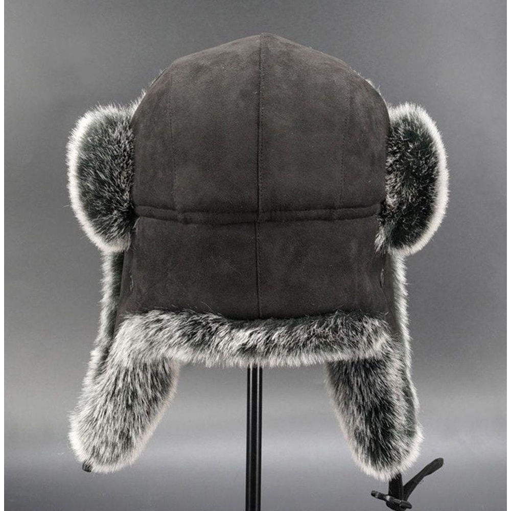 TIANCONG Trapper Ushanka หมวกบอมเบอร์สไตล์รัสเซีย สำหรับฤดูหนาว - รูปที่ 2
