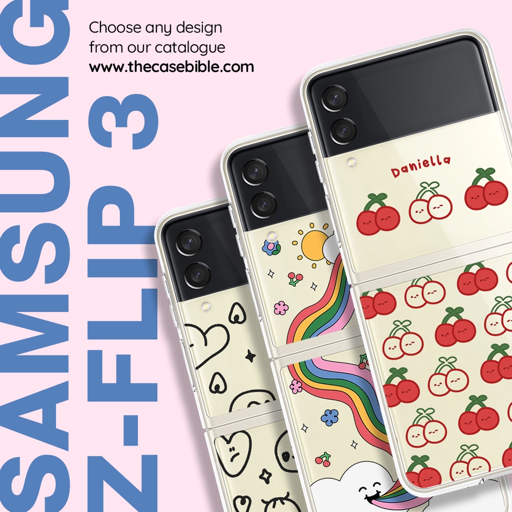 เคสโทรศัพท์มือถือ แบบฝาพับ สําหรับ Samsung Z Flip 3