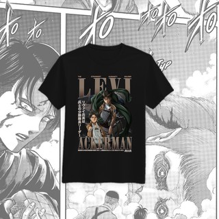 เสื้อยืดผ้าฝ้ายLevi Ackerman Homage Final Season SeriesL XL  XXL 3XL