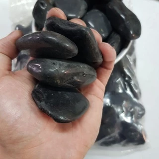 หินดำเงา บาหลีดำเงา ขนาดประมาณ 6เซนติเมตร หนัก5กิโล