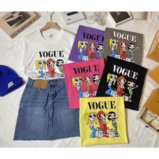 เสื้อOVERSIZEลายVOGUEมี6สี